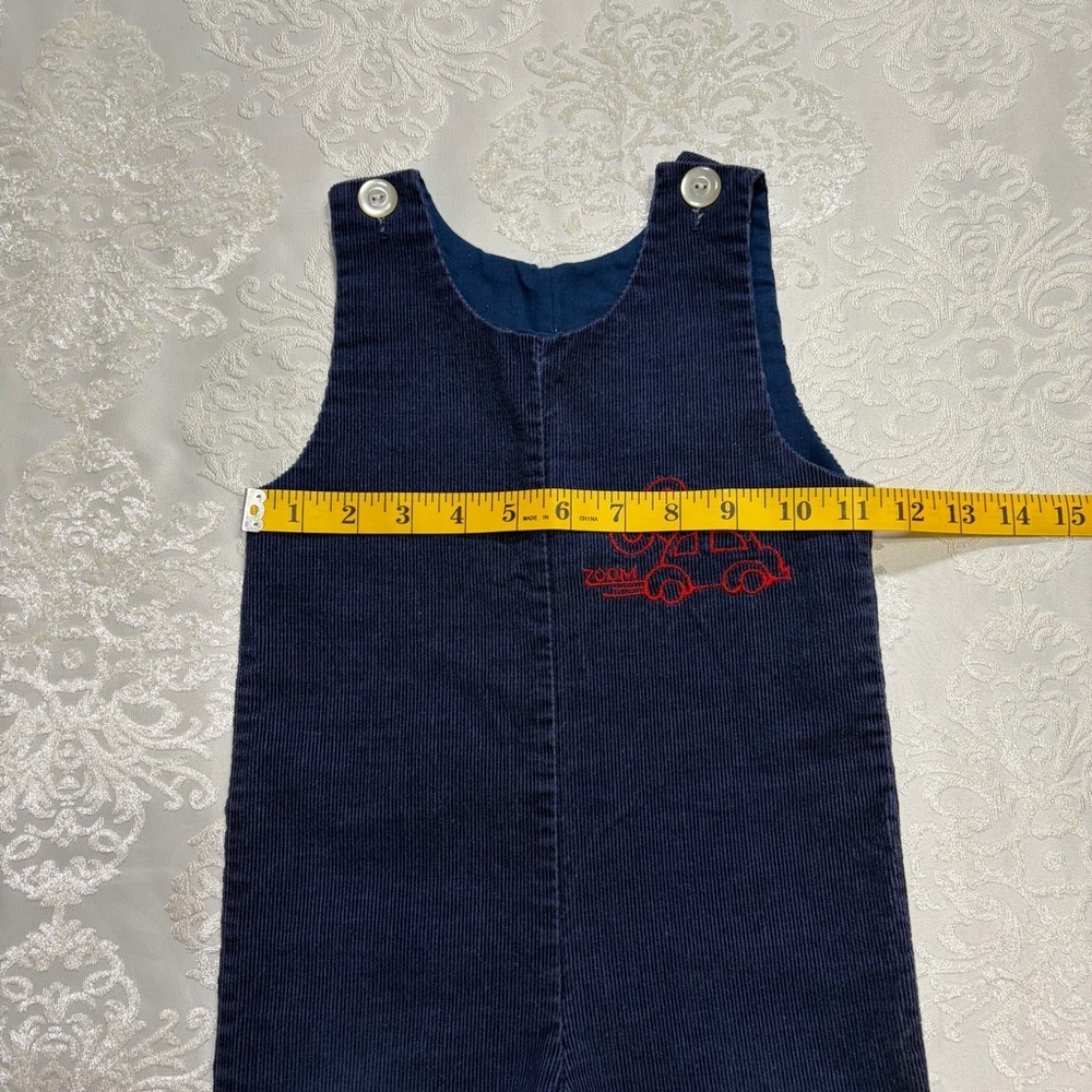 Vintage Royal Heir Corduroy One Piece Overall Navy Size 18 Month - Picture 9 of 9